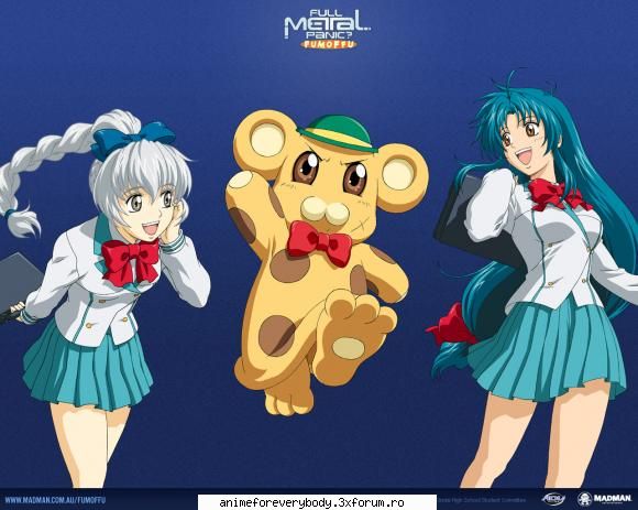 personajul preferat - kana chan...e super de treaba,puternica,amuzanta - Full Metal Panic
