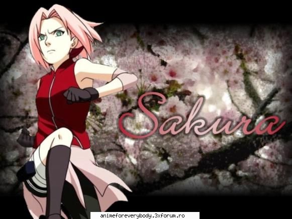sakura haruno - seamana cu mine foarte mult,doar la comportament - Naruto